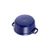 Cast Iron, 9 qt, Round, Dutch Oven, Dark Blue - Factory Second, small 3