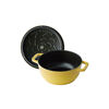 La Cocotte, 1.1 l cast iron round French oven marguerite, citron, small 3