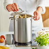 Resto, 4.8 qt Asparagus/Pasta Cooker Set, 18/10 Stainless Steel , small 3