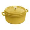 La Cocotte, Gryta 26 cm / 5,25 l, Rund, Citron, Gjutj&auml;rn, small 1