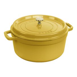 Cocotte 26 cm, rund, Citron, Gusseisen