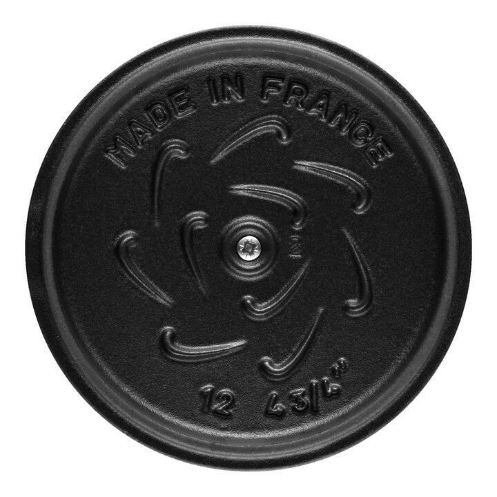 Cast Iron, 0.75 qt, Petite French Oven, Matte Black, large 4