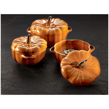 Ceramic Cocotte | Tar&ccedil;ın | 12 cm | 500 ml | Balkabağı,,large 11