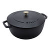Cast Iron, 5 qt, Essential French Oven, Matte Black, small 1