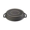 Ceramique,  ceramic Special shape bakeware, black, small 3