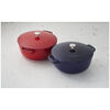 La Cocotte, 3.6 l cast iron round French oven, cherry, small 2