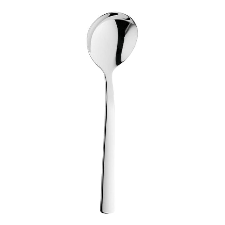 King (polished), Cream and soup spoon polished, large 1