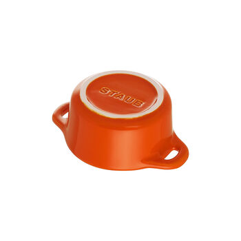Mini D&ouml;k&uuml;m Tencere | Turuncu | 10 cm | 200 ml | yuvarlak,,large 5