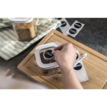 CUBE Saklama Kabı S / 11 cm, şeffaf-beyaz,,large 19