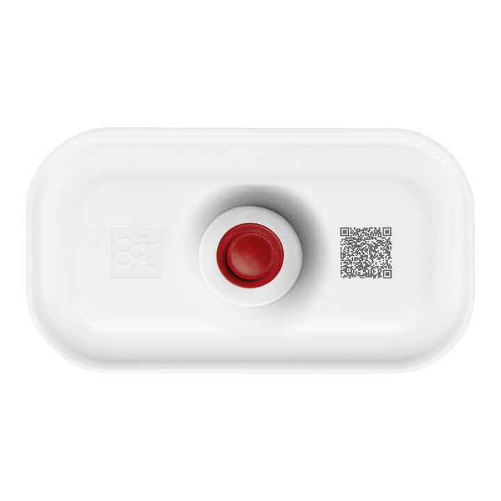 Fresh & Save, Lunch box sottovuoto S, plastica, bianco-rosso, large 2