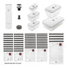 Fresh & Save, Vacuum pump set, 47 Piece, white, small 1