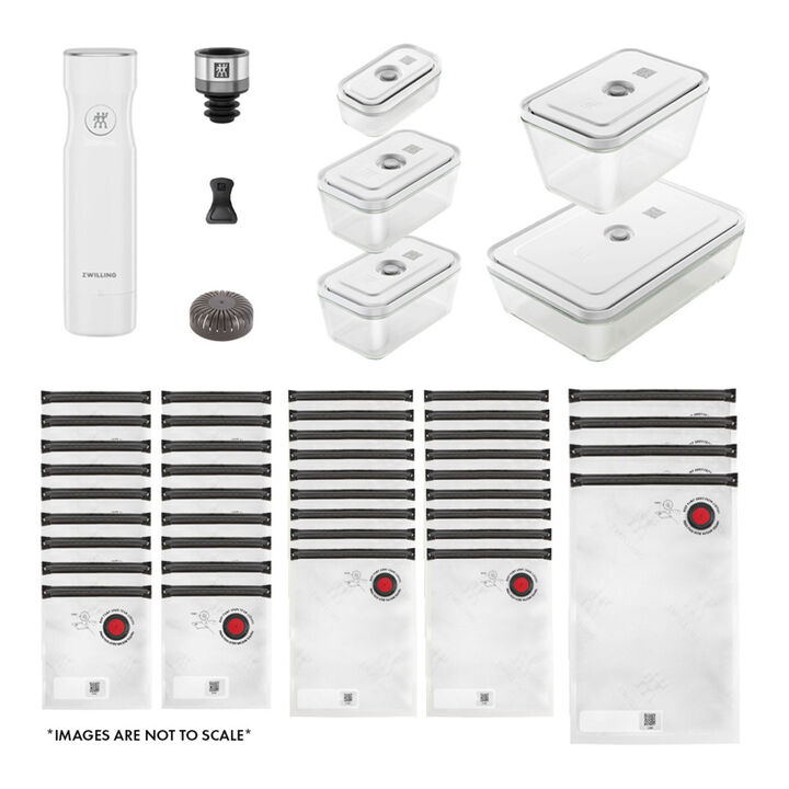 Fresh & Save, Vacuum pump set, 47 Piece, white, large 1