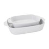 Ceramic, 8 Piece Bakeware set, white, small 5