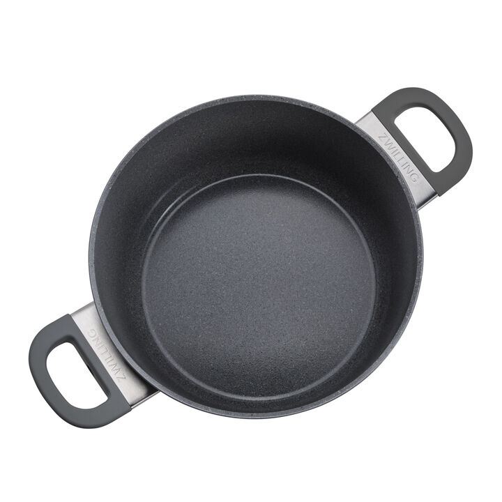 Parma Plus Ceramic, 4.5 l aluminum Stew pot with glass lid, large 3