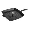 Cast Iron, Square, Panini Press, Matte Black - Factory Second, small 2