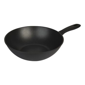 Wok Tava | Al&uuml;minyum | Siyah | 30 cm,,large 1