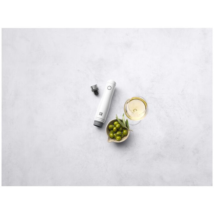 Fresh & Save, Vakuum vinförslutar set, 2-st, Grå, large 4