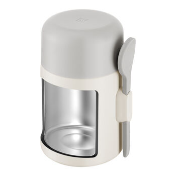 Yemek Kavanozu, 600 ml, paslanmaz &ccedil;elik, A&ccedil;ık Bej,,large 3