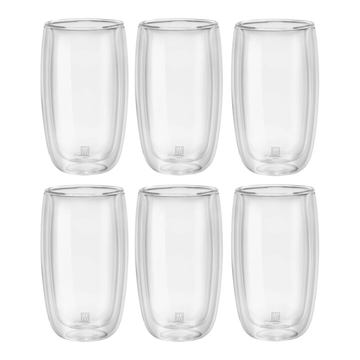 Sorrento, SET DE VERRE À LATTE MACCHIATO À DOUBLE PAROI, 6-PCES, large 1