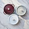 Cast Iron, 4 qt, Round, Dutch Oven, Pure White, small 3