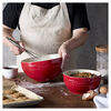 Stoneware, 2-pc, Large Mixing Bowl Set, Cherry, small 3
