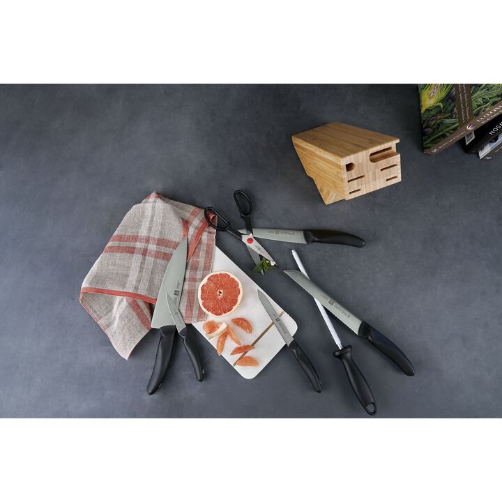 Style, 8-pcs, Bloc de couteaux, Nature, large 3