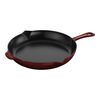 Pans, 30 cm / 12 inch cast iron Frying pan, grenadine-red, small 1