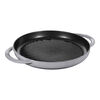 Cast Iron, 10-inch, Round Double Handle Pure Grill, Graphite Grey, small 3
