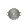 Braisers, 3.7 l cast iron round Saute pan Chistera, graphite-grey, small 5