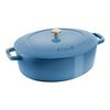 Cast Iron, 6.25 qt, French oven, French Blue - Factory Second, small 1