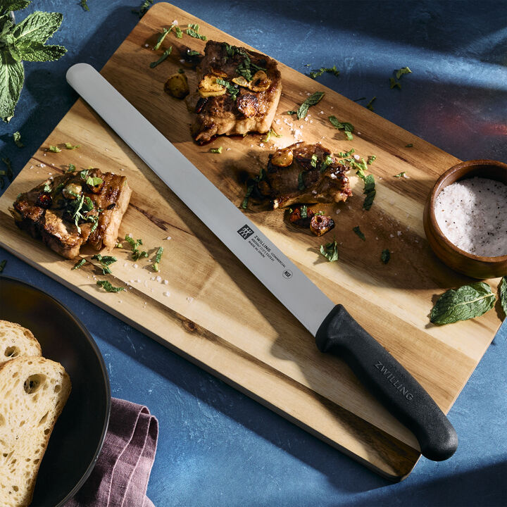 Commercial, 12.25 inch, Straight Edge Carving Knife, large 2