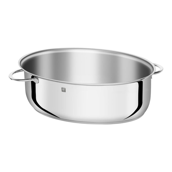 Plus, Assadeira 41 cm, SST 18/10, Prata, large 4