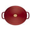 Bellamonte, Cocotte 33 cm, oval, Rot, Gusseisen, small 8