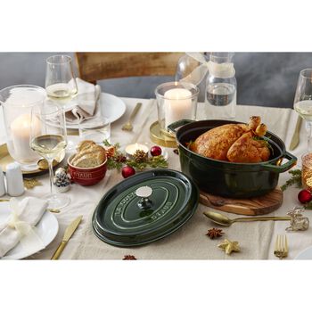 D&ouml;k&uuml;m Tencere | Fesleğen | 31 cm | 5,5 l | oval,,large 6
