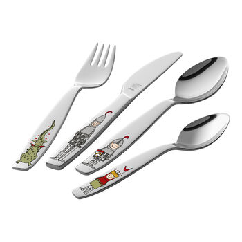 &Ccedil;ocuk &Ccedil;atal Kaşık Bı&ccedil;ak Seti | 18/10 Paslanmaz &Ccedil;elik | 4-par&ccedil;a,,large 1
