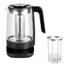 ENFINIGY, Bollitore elettrico e inserto per biberon, 2-pz. / 1.7l, nero / argento, Vetro / Acciaio, small 1