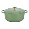Bellamonte, Cocotte rotonda - 26 cm, verde, small 2
