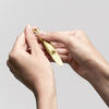 PREMIUM, Cuticle tweezers, 18/10 Stainless Steel | gold, small 4