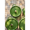 Cast Iron, 5.5 qt, Round, Dutch Oven, Pistachio, small 13