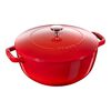 Cast Iron, 3.75 qt, French oven, Cherry - Factory Second, small 1