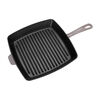 Cast Iron, 12-inch, Cast Iron, Square, Grill Pan, Lilac, small 3