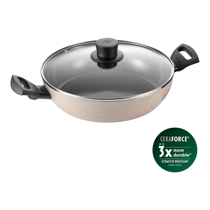 Ledro, Serving pan, 28 cm, Ceramic non-stick coating, Ceramic non-stick coating, large 1