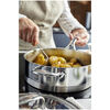 Atlantis, 5 qt Saut&eacute; Pan With Helper Handle And Lid, 18/10 Stainless Steel , small 8