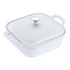 Stoneware, 4-pc, Mixed Baking Dish Set, White, small 3