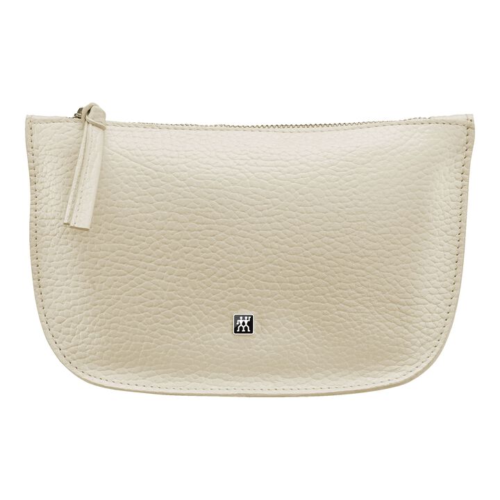 Lederen etui, 1-delig | Leer | Beige, large 1