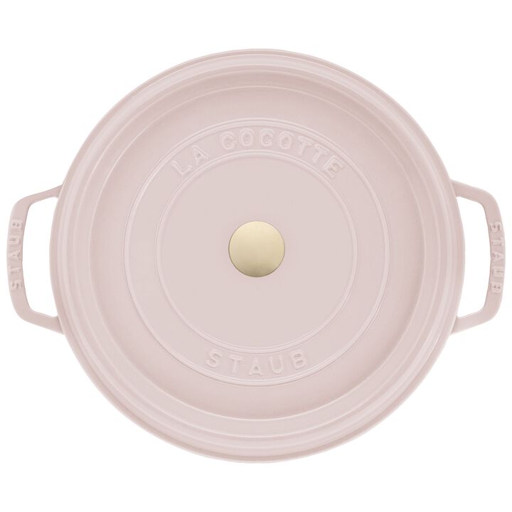 Cast Iron, 7 qt, Round, Dutch Oven, Peony Pink - Factory Second, large 3
