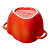 Ceramique, 11 cm pepper ceramic Cocotte orange-red, small 6