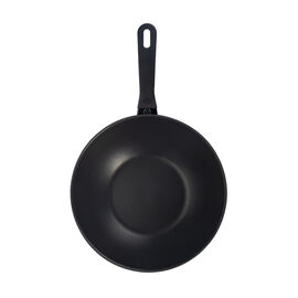 Wok 30 cm, Aluminio, Negro