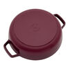 Braisers, 2.5 l cast iron round Saute pan dragon, Bordeaux, small 4
