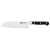 Professional S, 7-inch, Hollow Edge Santoku Knife, small 1
